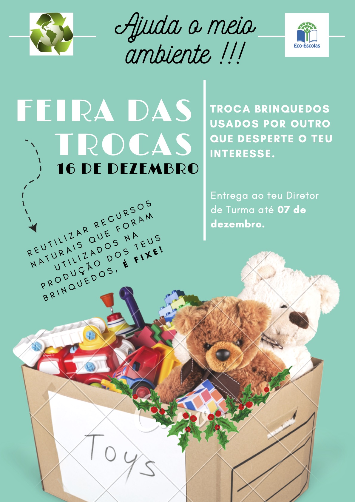 Cartaz Feira das Trocas